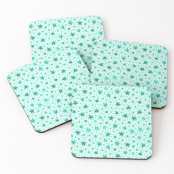 Item preview, Mint Star Pattern designed and sold by velvetearth.