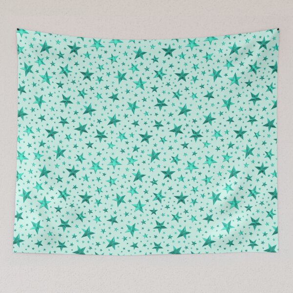 Item preview, Mint Star Pattern designed and sold by velvetearth.
