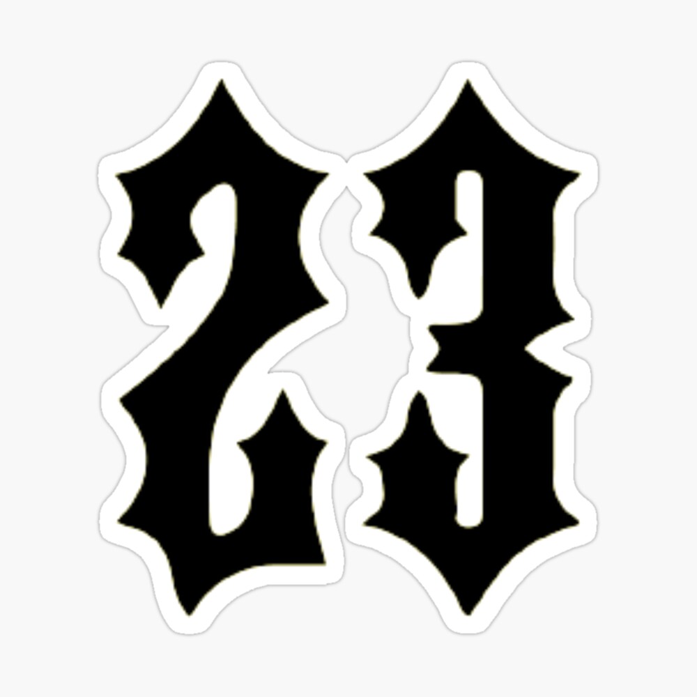 23 Central Cee number Sticker