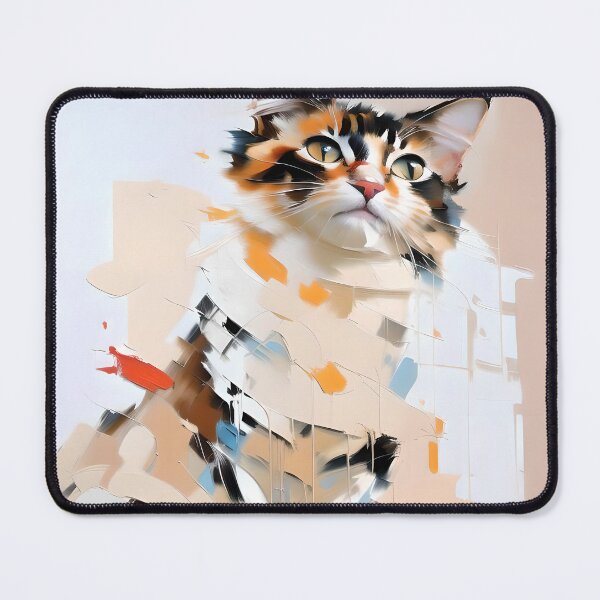 Item preview, In the Moment: A content kitty oil painting designed and sold by KH-GardenEden.