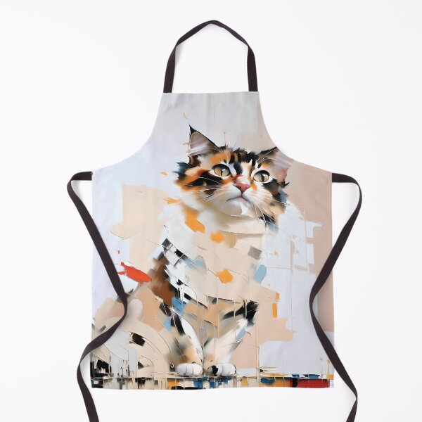 Item preview, In the Moment: A content kitty oil painting designed and sold by KH-GardenEden.