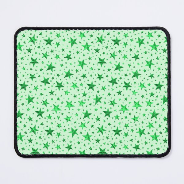 Item preview, Green Star Pattern designed and sold by velvetearth.