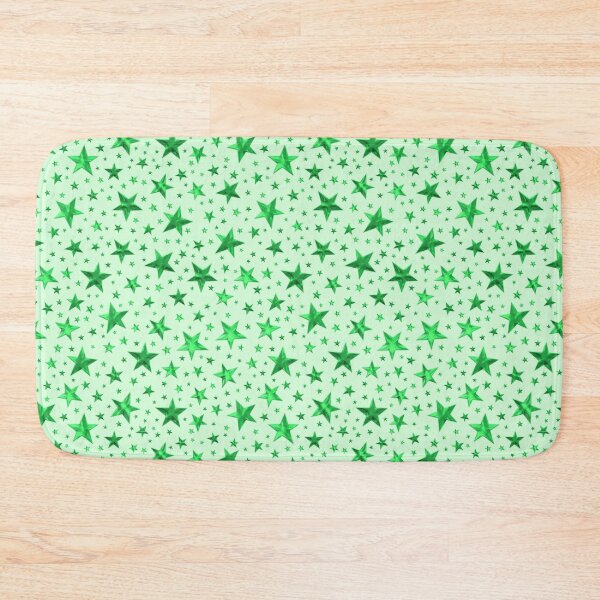 Item preview, Green Star Pattern designed and sold by velvetearth.