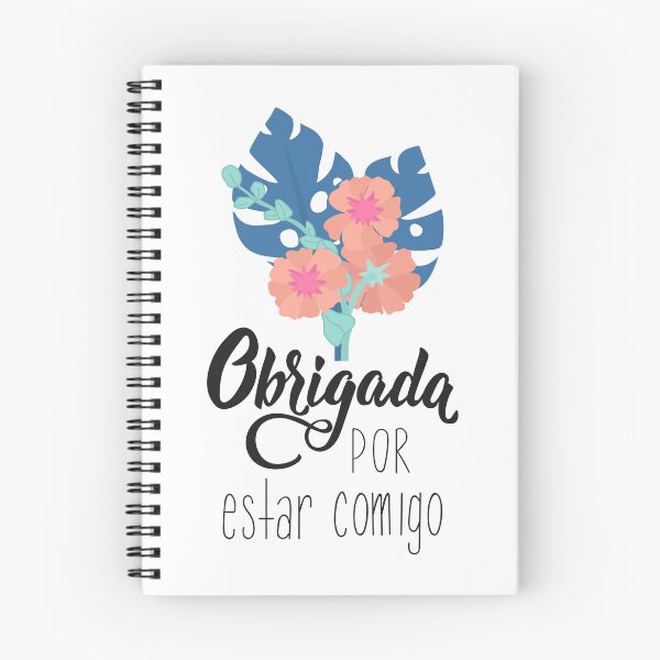 Item preview, Obrigada por estar comigo. Translation from Portuguese - Thank you for being with me designed and sold by pidzam4e.