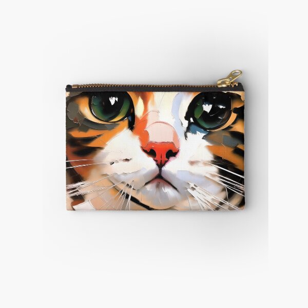 Item preview, Graceful Gaze: A elegant kitty oil painting designed and sold by KH-GardenEden.