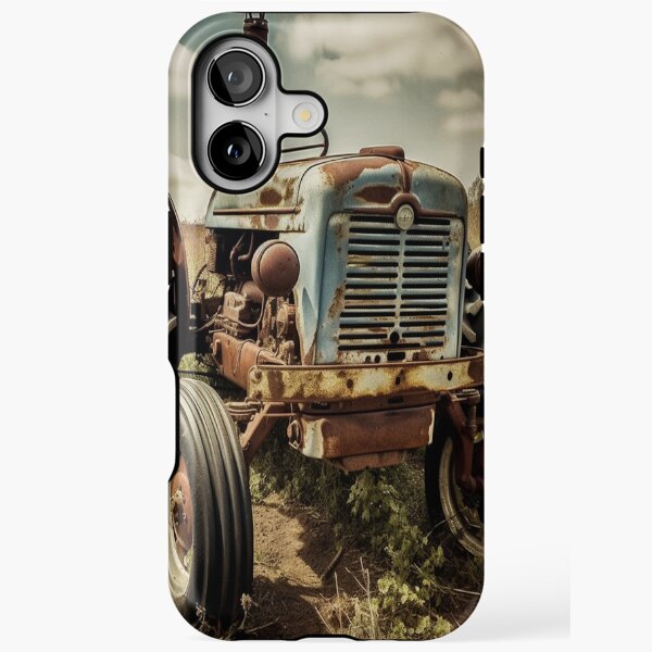old tractor farm iPhone Tough Case