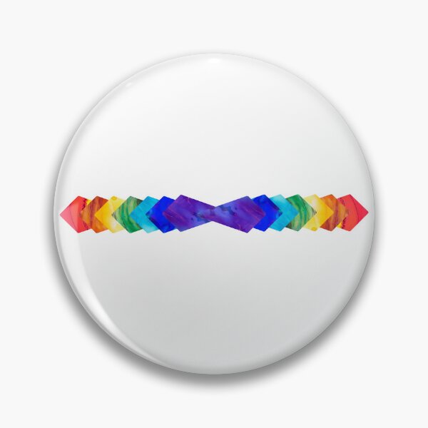 Item preview, Simple Rainbow Diamond Design | Minimalist Rainbow | Colorful Geometric Art | LGBT Design designed and sold by Colorcore.