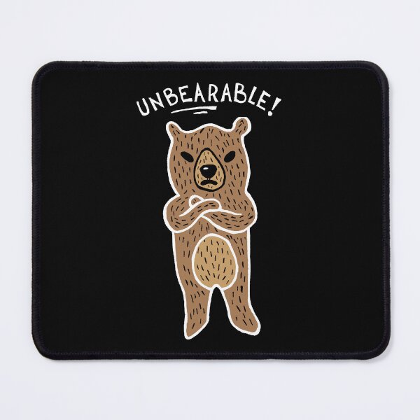 Item preview, Unbearable Bear (White) designed and sold by Graograman.