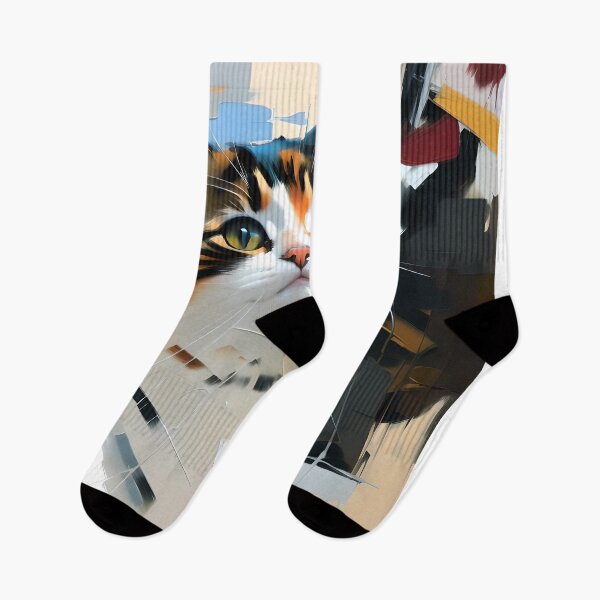 Item preview, In the Moment: A content kitty oil painting designed and sold by KH-GardenEden.