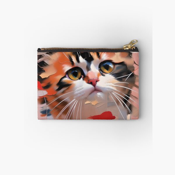 Item preview, Curiosity: A inquisitive kitty oil painting designed and sold by KH-GardenEden.