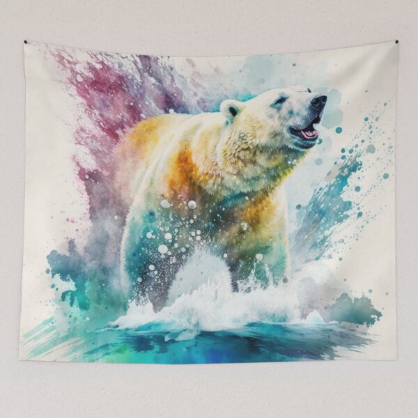 Item preview, Oso polar colorido designed and sold by STRSHADOW.