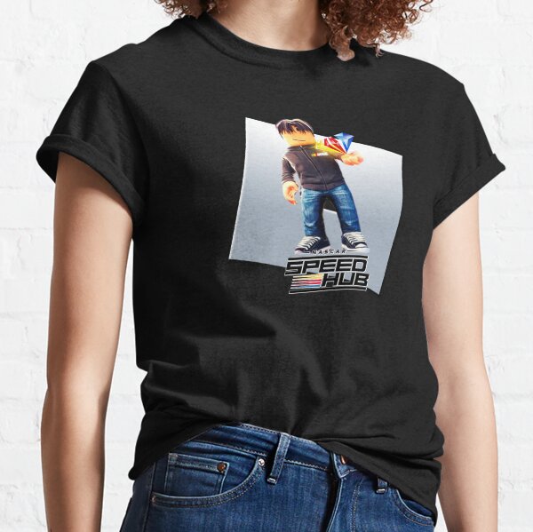 Roblox Girl. NASCAR Speed ​​Hub. ROBLOX. 2023, NASCAR Roblox game.  Essential T-Shirt for Sale by Mycutedesings-1, t-shirt roblox girl brasil 