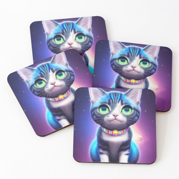 Item preview, Cosmic Kitten Rainbow Cat designed and sold by VersoShopping.