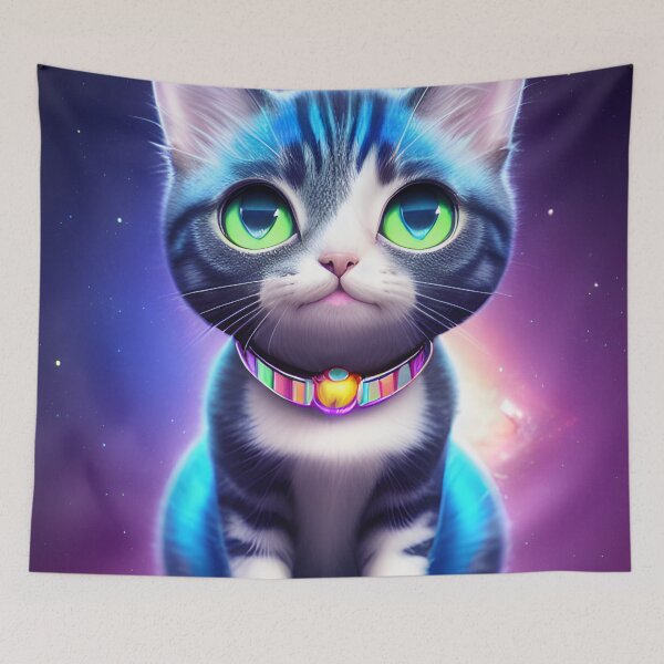 Artikelvorschau, Cosmic Kitten Rainbow Cat entworfen und verkauft von VersoShopping.