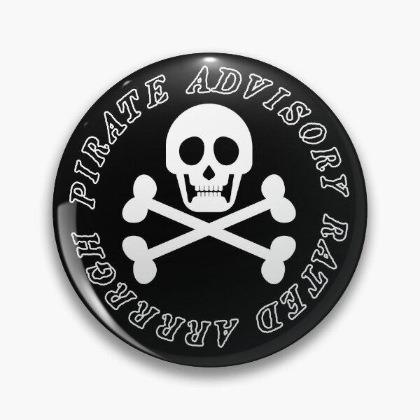 Item preview, Pirate Advisory Rated Arrrgh! Pirate Life For Me Funny Parody designed and sold by Pirate Foto.