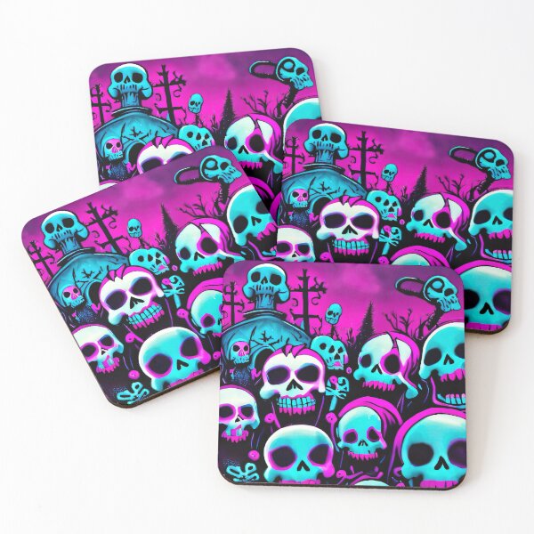 Item preview, Rave To The Grave Cyberpunk Skeleton Rave Party designed and sold by RaveToTheGrave.