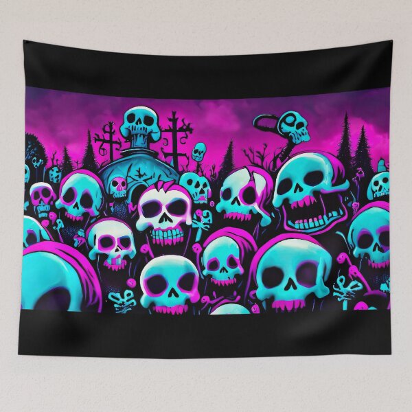 Item preview, Rave To The Grave Cyberpunk Skeleton Rave Party designed and sold by RaveToTheGrave.