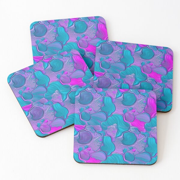 Item preview, Melty Molten Metal Mermaid Mix | Pink | Cerulean designed and sold by ArtistsQuest.