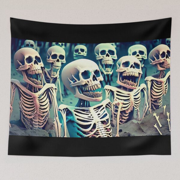 Item preview, Rave To The Grave Maniac Skeleton Rave Party designed and sold by RaveToTheGrave.