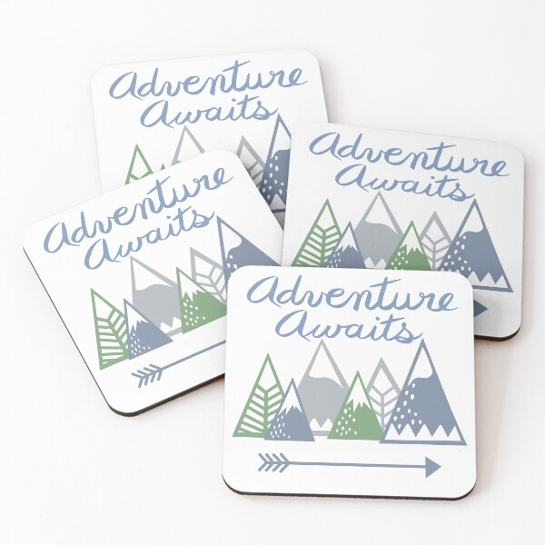 Item preview, Adventure awaits - Blue mountains designed and sold by MoodWriting.