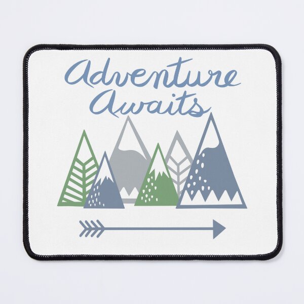 Item preview, Adventure awaits - Blue mountains designed and sold by MoodWriting.