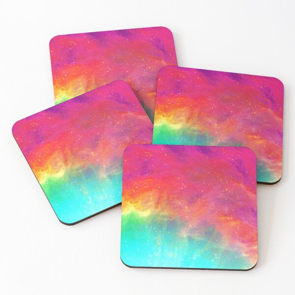 Item preview, Glitter Pink Galaxy Ocean Cute Sparkle Turquoise Tye Dye designed and sold by ChristinasMess.