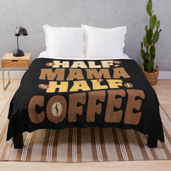 Item preview, Half Mama, Half Coffee Mother's Day Distressed Vintage designed and sold by MeowsAndMakes.
