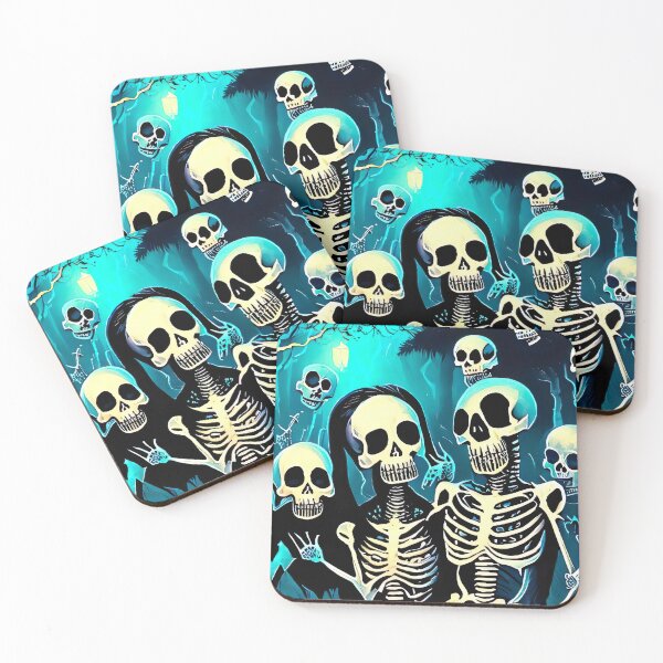Item preview, Rave To The Grave Maniac Skeleton Rave Party designed and sold by RaveToTheGrave.