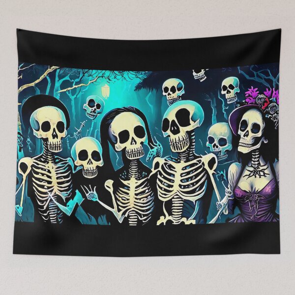 Item preview, Rave To The Grave Maniac Skeleton Rave Party designed and sold by RaveToTheGrave.