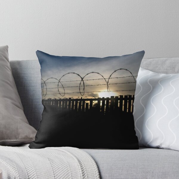 Item preview, " Barb Wire Sunset " designed and sold by waddleudo.