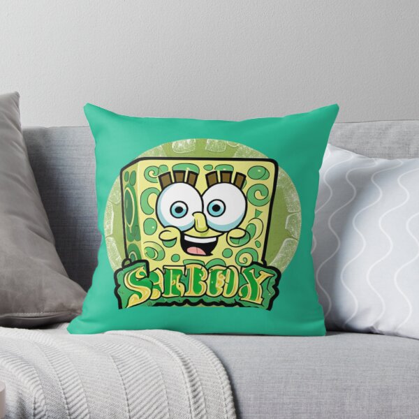 SpongeBob SquarePants Yellow Big Face Throw Pillow - 16 x 16