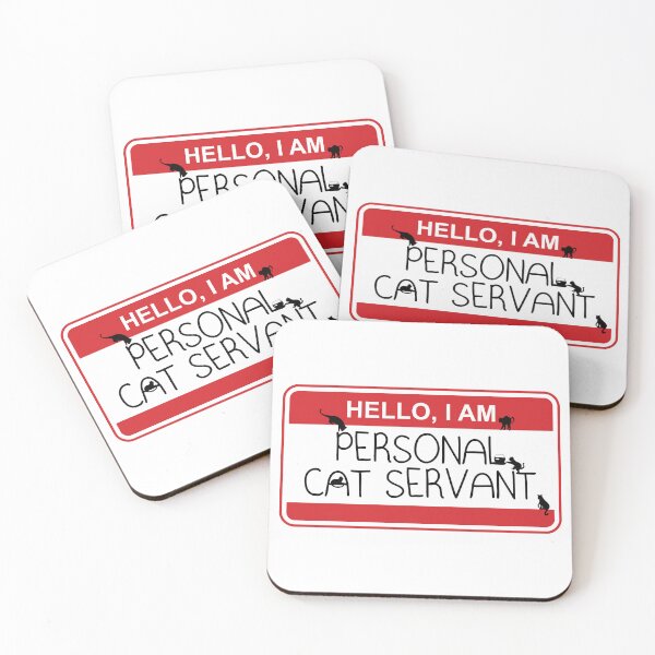 Item preview, Hello I am Personal Cat Servant designed and sold by chillaxcats.