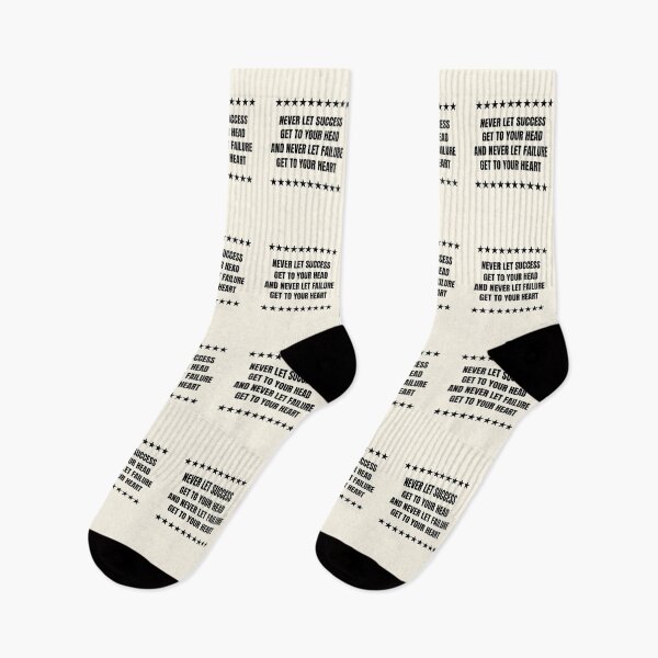 Item preview, Never let success get to your head and never let failure get to your heart designed and sold by QuotesAreFun.