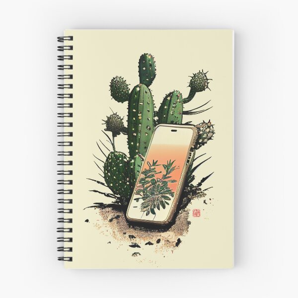 Item preview, The Fantastical Journey of Cellphone and Cactus designed and sold by JunoMoLLC.