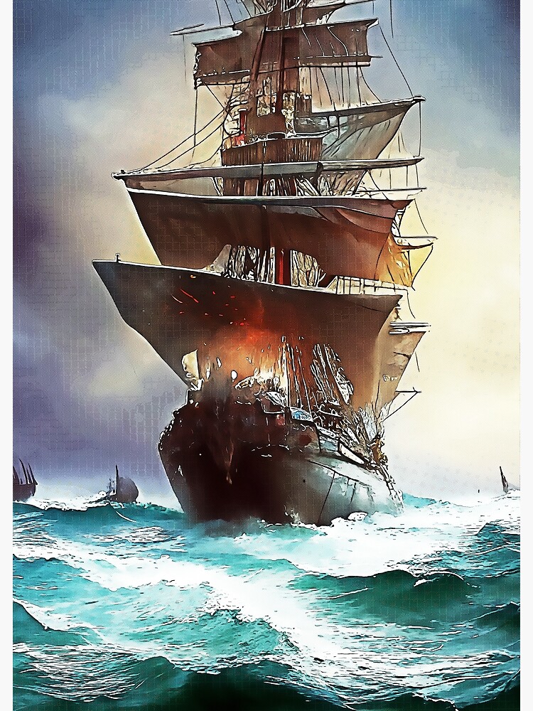 "Queen Anne's Revenge Pirate Ship" Poster for Sale by the-alfiere ...