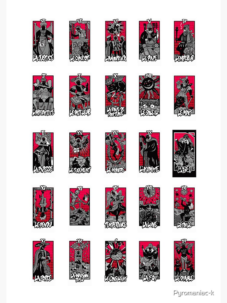 Persona 5 tarot cards