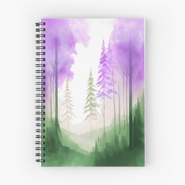 Item preview, Watercolour Genderqueer Forest designed and sold by Pridish.