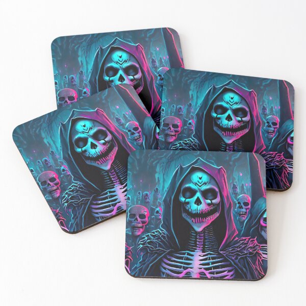 Item preview, Rave To The Grave Cyberpunk Skeleton Rave Party designed and sold by RaveToTheGrave.