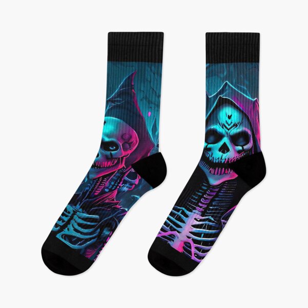 Item preview, Rave To The Grave Cyberpunk Skeleton Rave Party designed and sold by RaveToTheGrave.