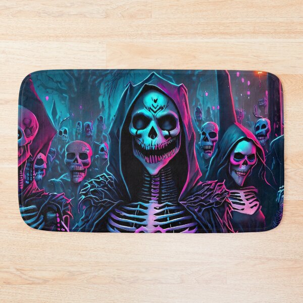 Item preview, Rave To The Grave Cyberpunk Skeleton Rave Party designed and sold by RaveToTheGrave.