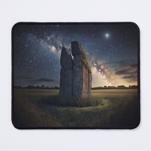 Item preview, Exploring Alternative Worlds at Night: The Enigmatic Beauty of Stonehenge designed and sold by DaniFantasy.