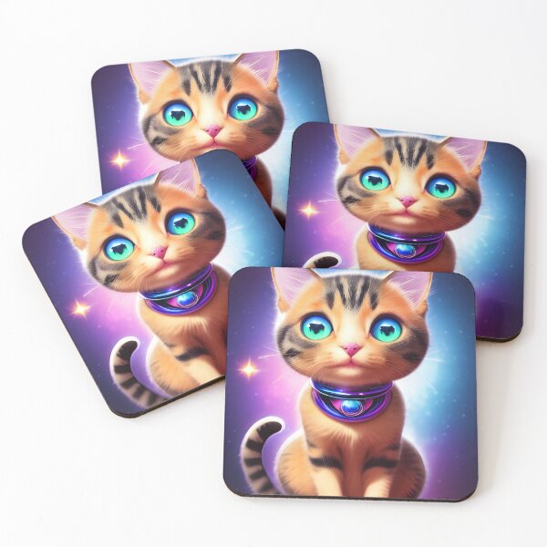 Item preview, Cosmic Kitten Rainbow Cat designed and sold by VersoShopping.