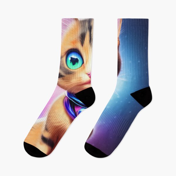 Item preview, Cosmic Kitten Rainbow Cat designed and sold by VersoShopping.