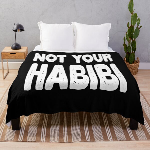 Aperçu de l'œuvre Copie de Funny Not Your Habibi Arabic créée et vendue par Messika.