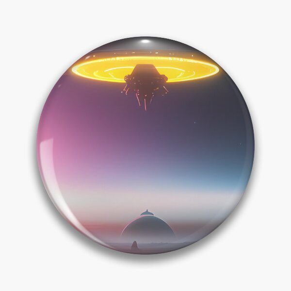 Item preview, ufo flying saucer attacking planet designed and sold by PosterPalace.