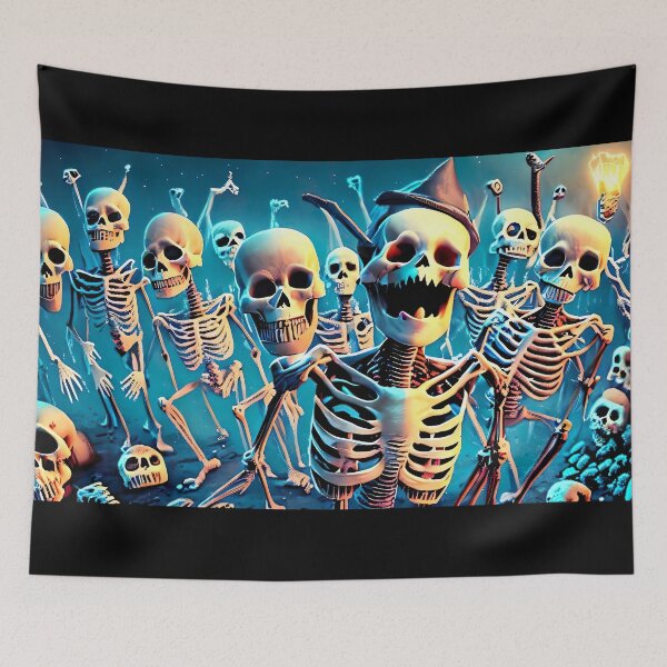 Item preview, Rave To The Grave Maniac Skeleton Rave Party designed and sold by RaveToTheGrave.