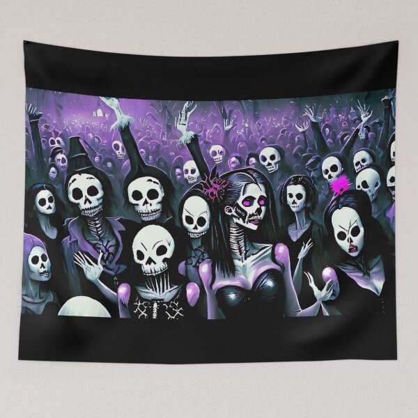 Item preview, Rave To The Grave Maniac Skeleton Rave Party designed and sold by RaveToTheGrave.