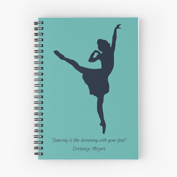 Item preview, Ballerina Silhouette, quote from Constanze Mozart designed and sold by NurturingSpirit.