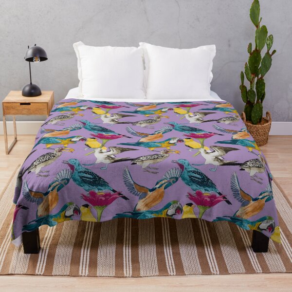 Item preview, Bird Feeding Frenzy Watercolour Light designed and sold by Nicky Rollings.