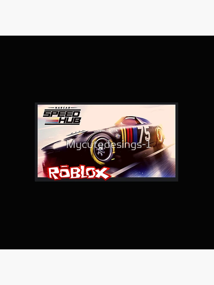 Logo NASCAR Speed ​​Hub. ROBLOX. 2023, NASCAR Roblox game. Gift Ideas Kids  T-Shirt for Sale by Mycutedesings-1